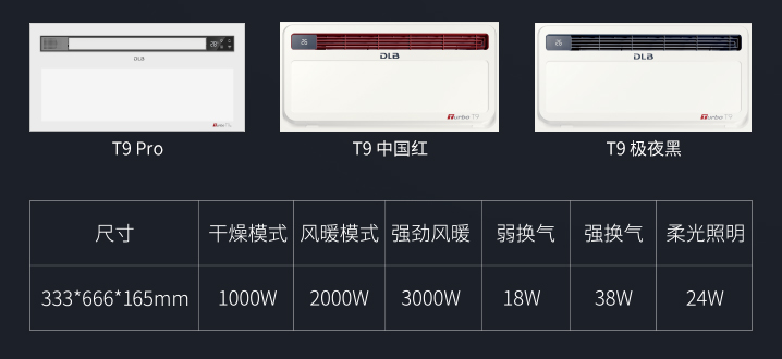 德莱宝T9涡轮增压浴室暖空调