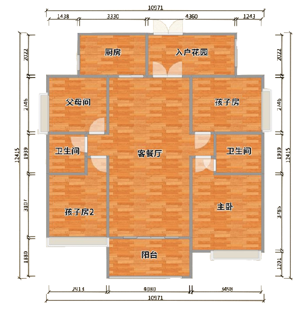 【105㎡-160㎡】的现代风作品案例