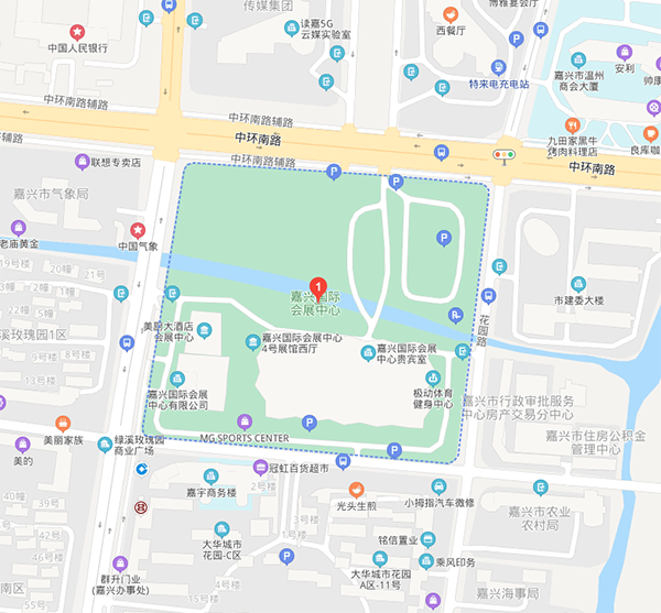 嘉兴国际会展中心周边地图