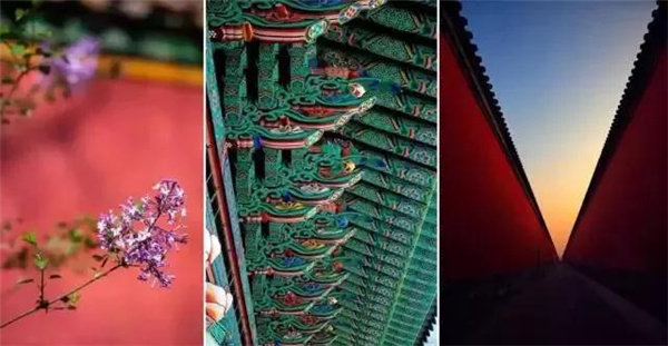 古建筑中，红墙绿瓦