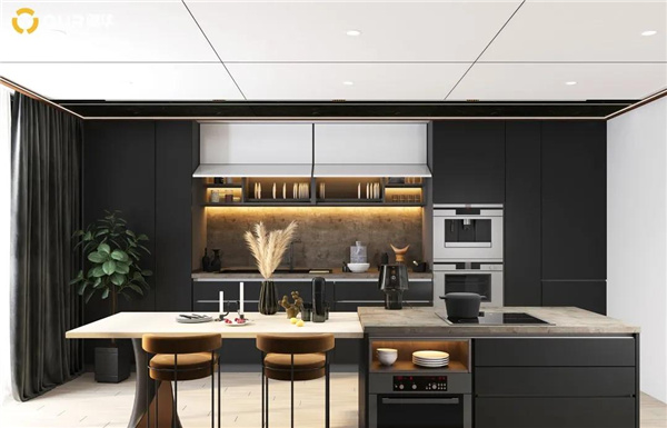 奥华蒙德里安大板吊顶，为你家的厨房颜值和功能画上灵魂一笔