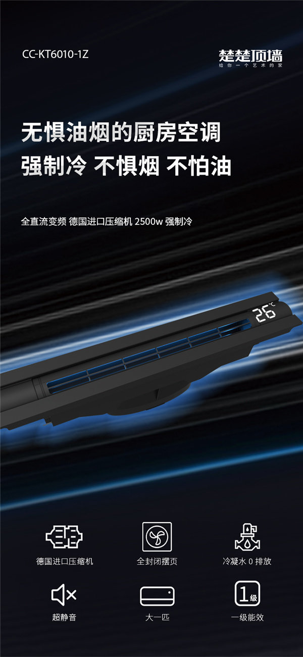 楚楚厨房专用变频冷空调 楚楚厨房专用变频冷空调