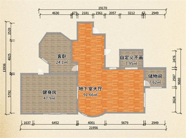 部分户型图