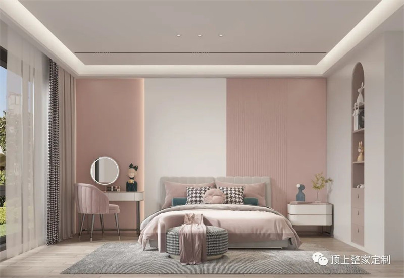 粉色卧室设计灵感