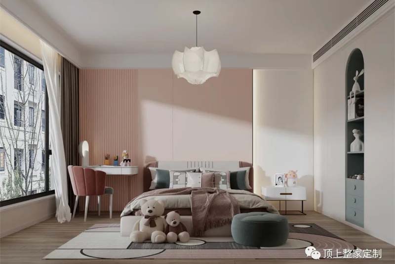 治愈系粉色卧室的多种风格演绎，将浪漫堆满整个房间！